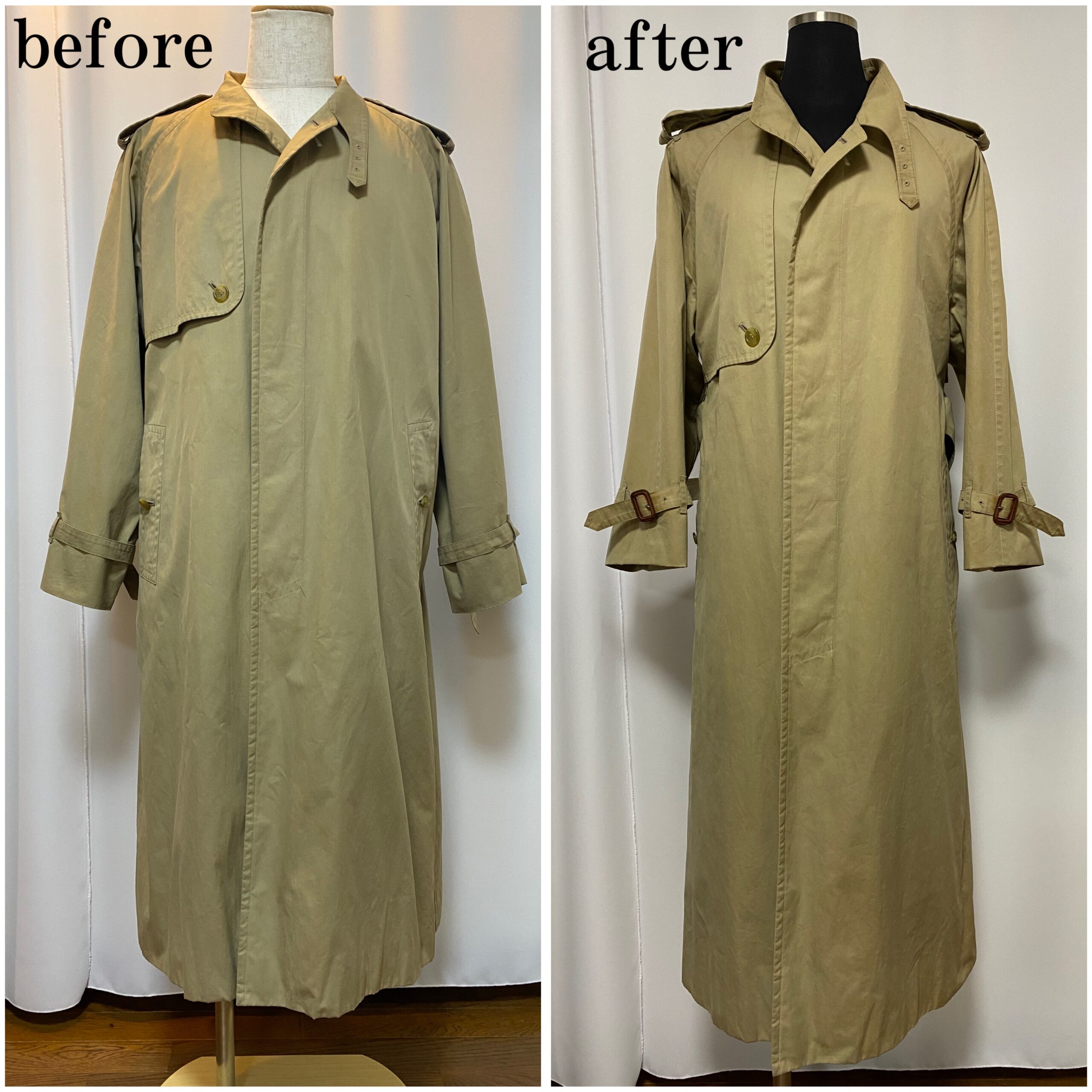 Read more about the article Resize a men’s coat into a women’s coat