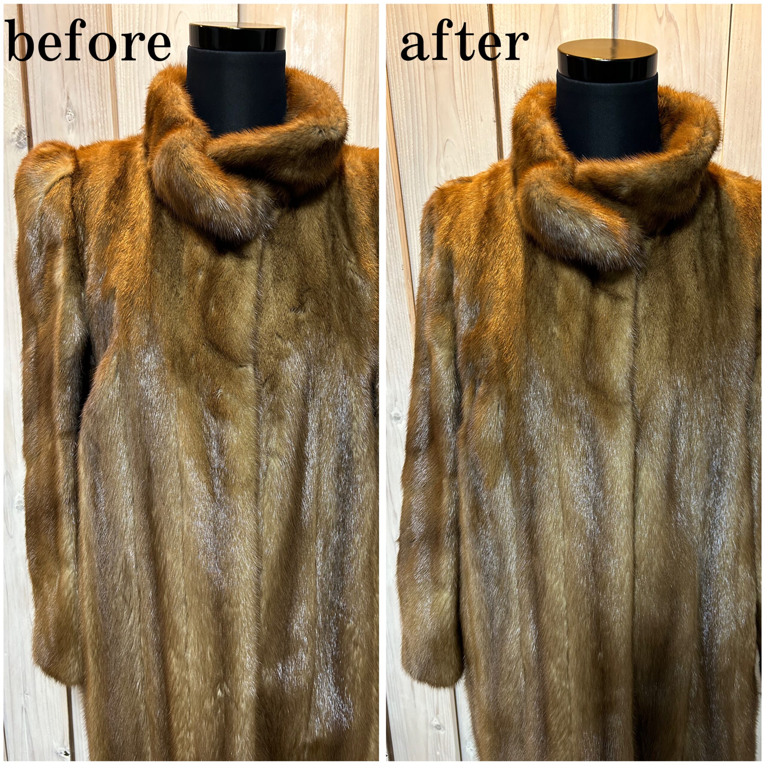 Read more about the article Fur Coat : Shoulder Adjustment